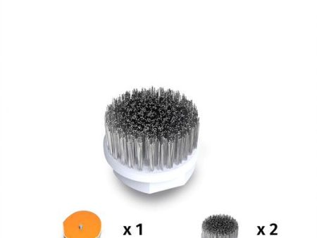 Bundle: 2 x Ultra Strong SS Bristle Brush + 1 x Dedicated Attachment Cheap